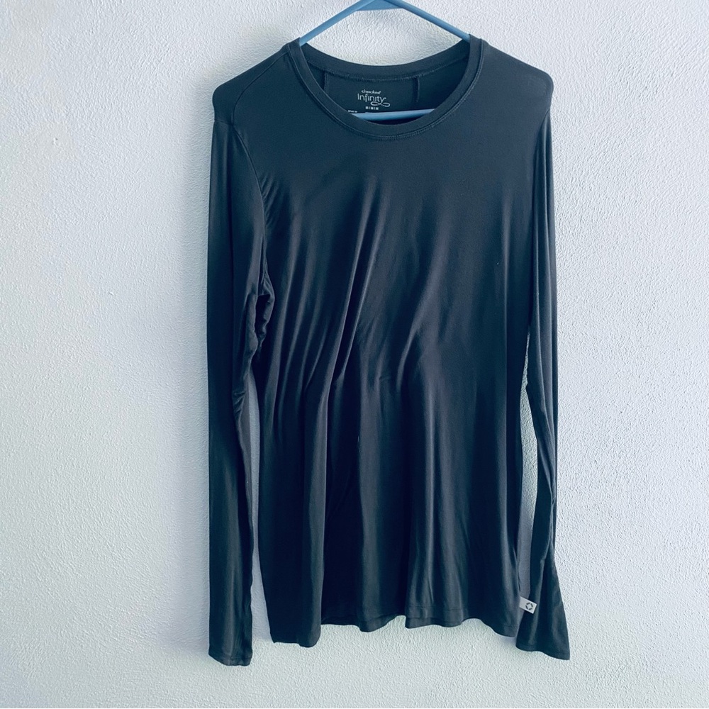 Cherokee Infinity gray under scrub long sleeve top